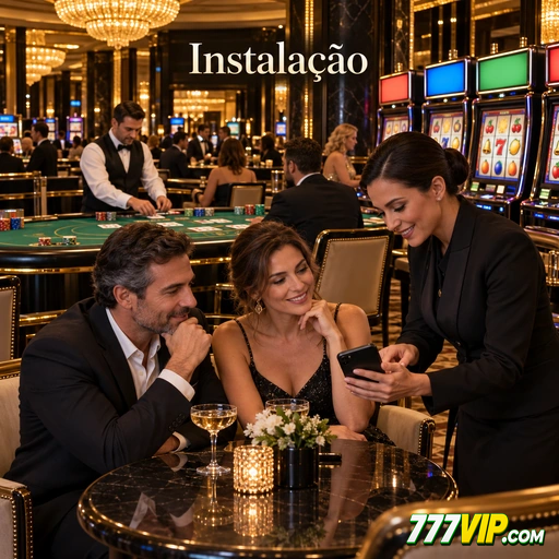 Etapas da instalação do aplicativo 777vip no Android